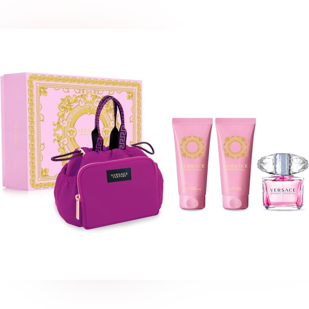 ❤️🔥Versace DEAL bright crystal perfume 4 piece set NEW 💥 - Picture 10 of 11
